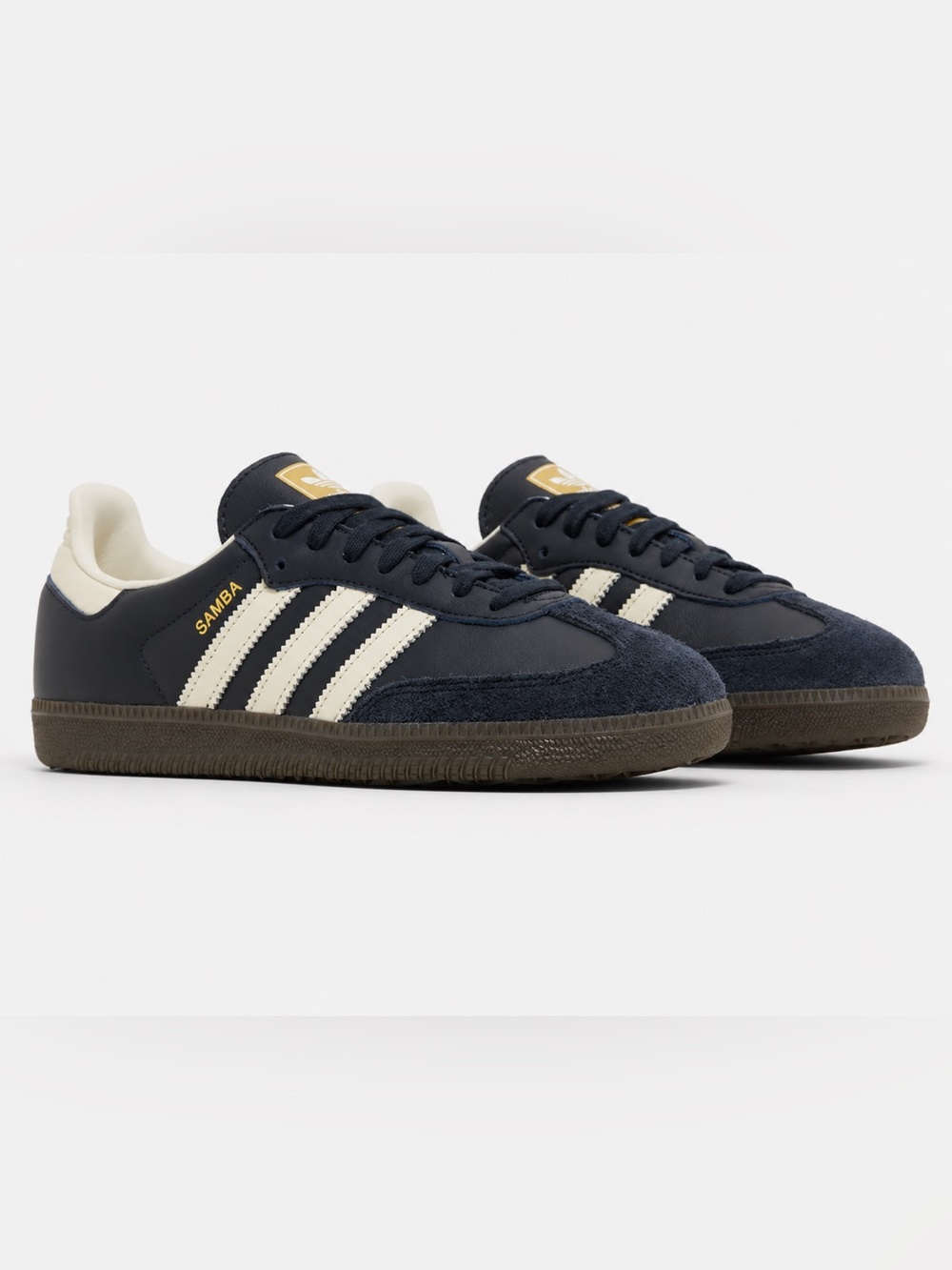 Adidas Samba OG, Night Navy Gum Cream White, Men's Size 7, NWT - Picture 2 of 13